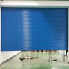 Blue reinforced Australian style roller shutter door