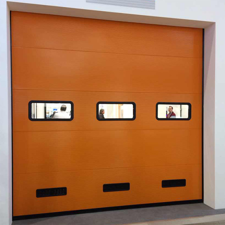 Factory wholesale high-performance sectional lndostrial door