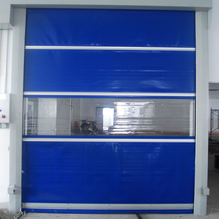 Factory direct sales of blue fast rolling shutter doors