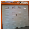 Factory direct customized anti pinch hand garage door with windows