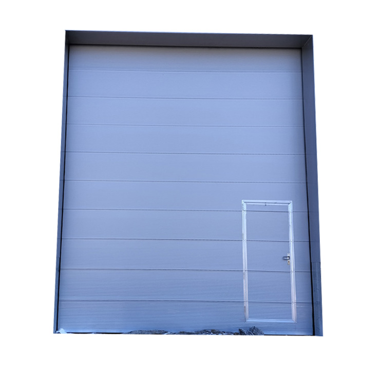 High quality industrial sectional doors for factory buildings, commercial door With door