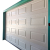 White square style civil pinch-proof hand electric steel garage door