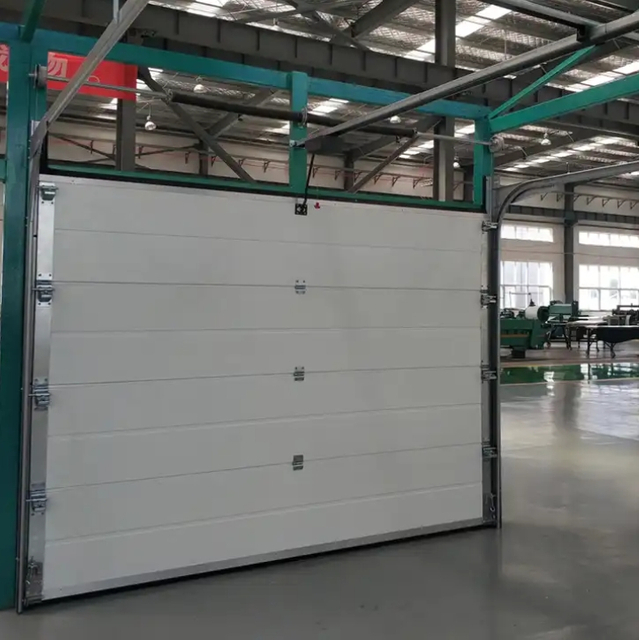 automatic autonated steel panel garage doors