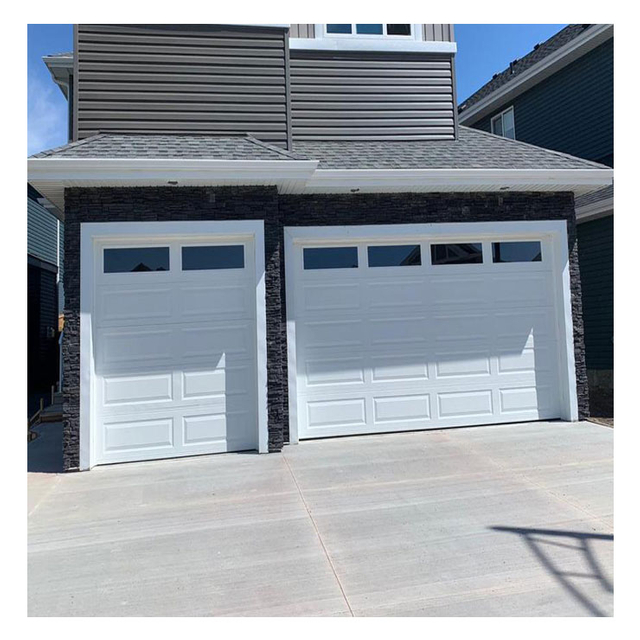 Customizable window opening and anti pinch hand garage door