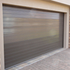 Fashionable striped high-end garage door