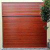 Wooden grain fashionable retro garage roller shutter door can be customized