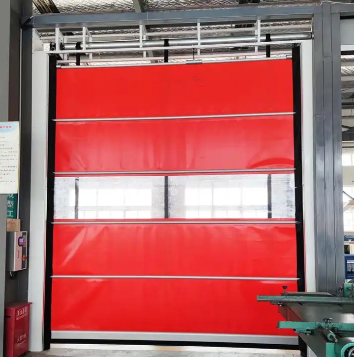 Automatic Industrial Fast High Speed PVC Stacking Door