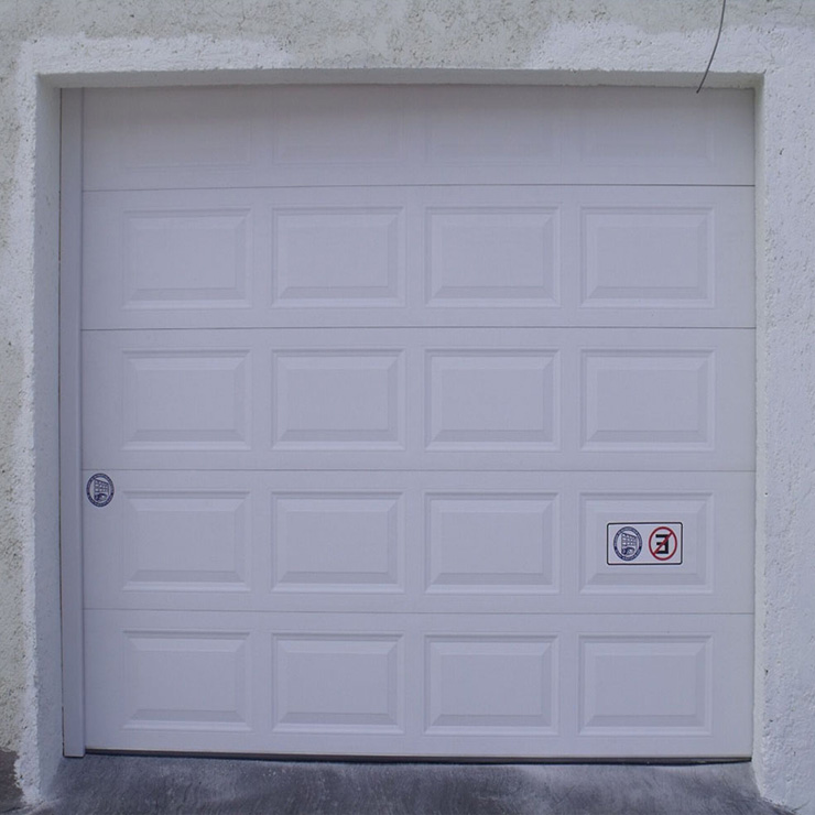 Pressure square style villa home garage door