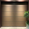 Modern Designed Automatic Sectional Garage Door Finished with Wood Look Surface